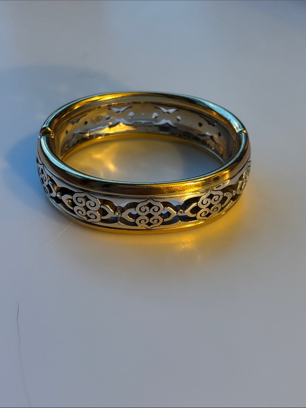 Brighton Gold and Silver Filigree Bracelet